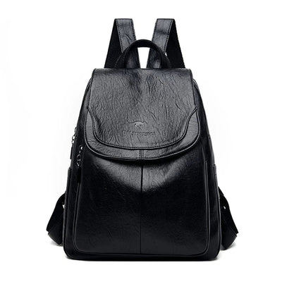 Eva | Diebstahlsicherer Lederrucksack für Reisen
