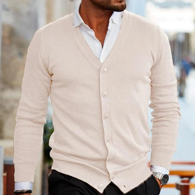Klassischer Herren-Strickcardigan