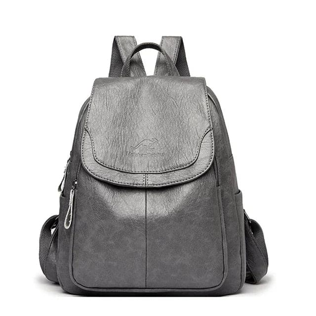 Eva | Diebstahlsicherer Lederrucksack für Reisen